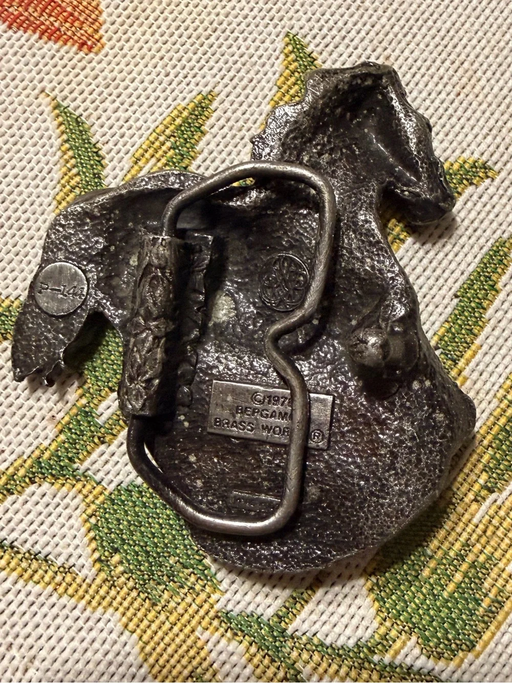Pewter Horse Belt Buckle